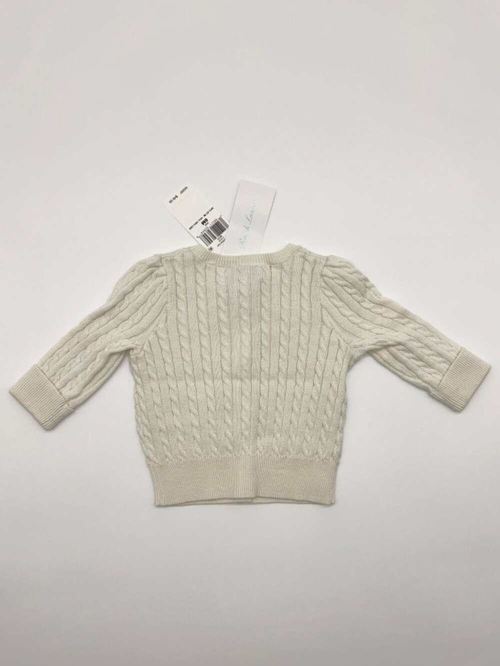 Ralph Lauren Girls 6M Cable Knit Sweater NWT - Picture 2 of 4